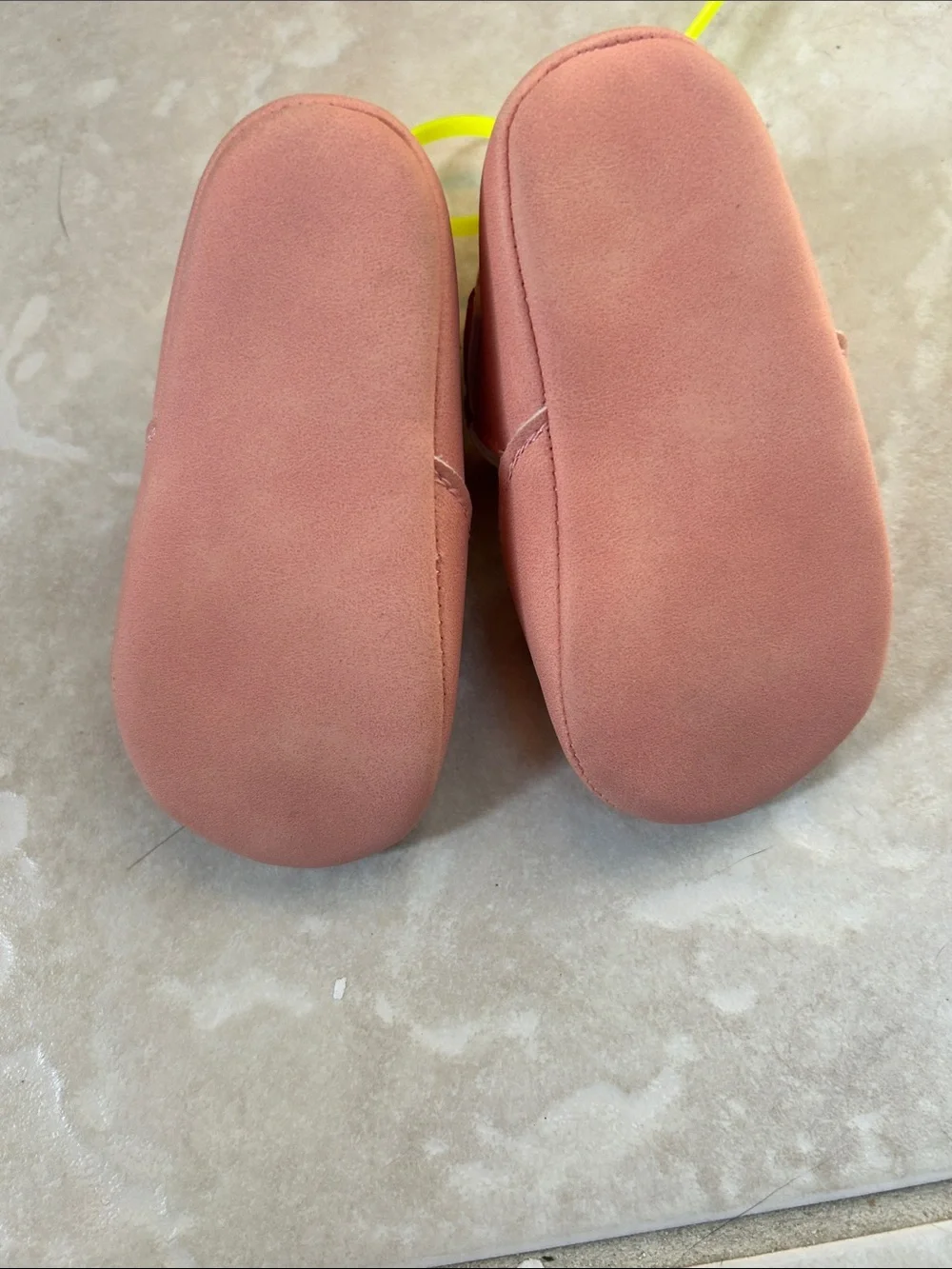 Carter's Coral Pink Mary Jane Baby Shoes